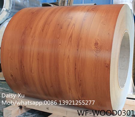 Wood design aluminum zinc steel coils _ PPGI